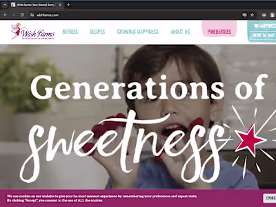 Wish Farms WordPress Website Development - WishFarms.com