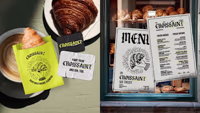 Croissaint – A Playful & Divine Brand Identity