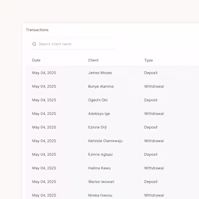 Close-up shots from a SaaS