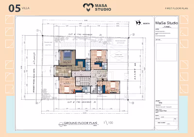 Project : Ajyal II First Floor plan Villa