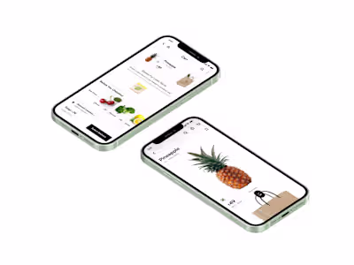 Grocery Shopping App Design