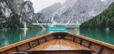 Travel Blog Website using Node.js