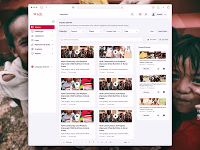 Designing the UI for GAIN's Co-Innovation Platform