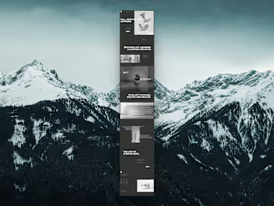 I recently explored a new direction for a high-end art consu...