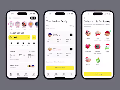 Beeline Family — Beeline Mobile App Context Beeline Family l...