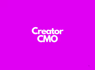Creator to CMO: Marketing Strategy Development