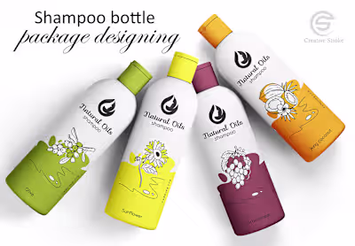 shampoo bottle package designing on Behance