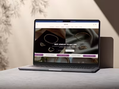 Shopify Store Design & Development For Women Jewelry