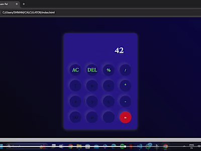 Calculator web page