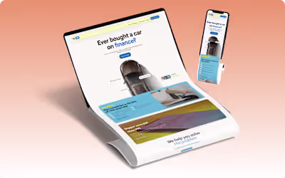 PCP claims website Design