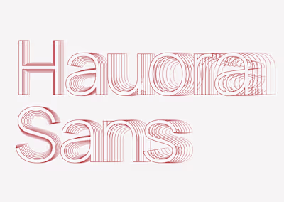 Custom typeface design for health research initiative