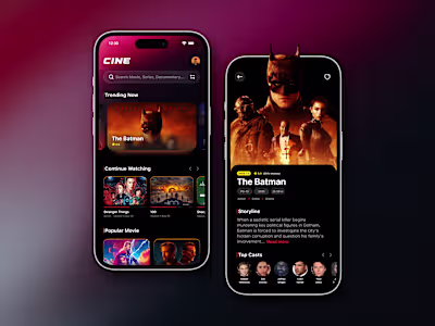 OTT Platform App Design