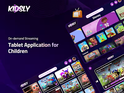 On-demand Streaming Tablet Application for Children 