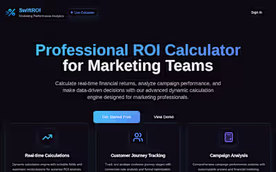 Replit-Built Marketing ROI Calculator for Marketing Teams