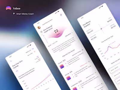 Smart Finance App UI Design