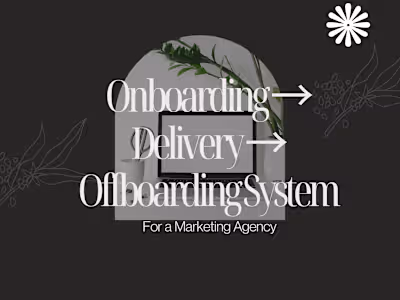 Client Journey Enhancement for Marketing Agency