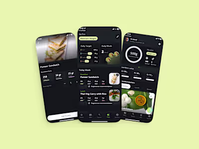 NUTRILENS AI App: Custom Meals Generations 