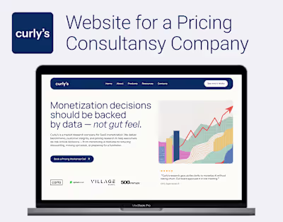 Design & Webflow Development for a Pricing Consultansy Company