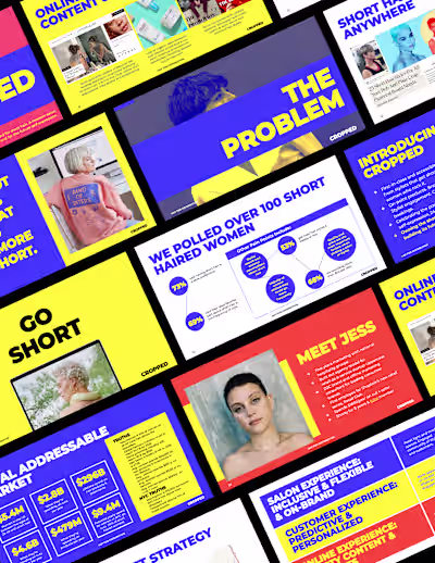 Presentation Design for beauty brand