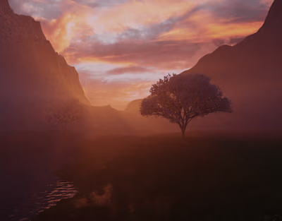 3D Environment | Dusk :: Behance