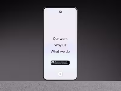 We redesigned our One-Page studio website and built it with ...