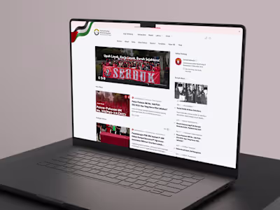 SERBUK Indonesia Website Redesign