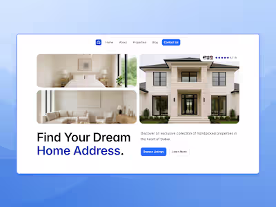 Address Website Framer Template