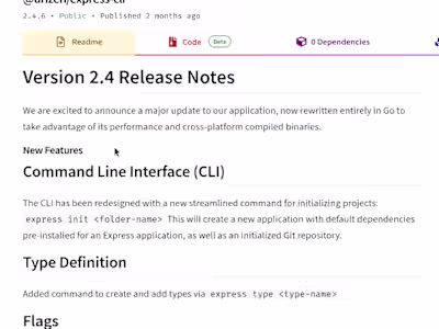 Express-cli 
