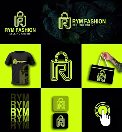 Logo identity for "RYM Fashion" Brand