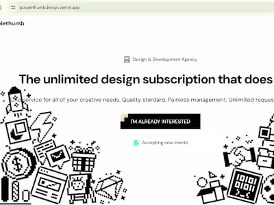 Purplethumb.design Clone