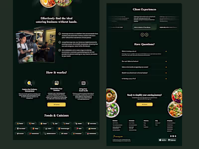 Caterings Website
