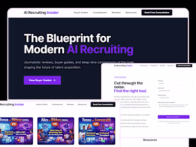 "Recruiting Software Insider" Website Development