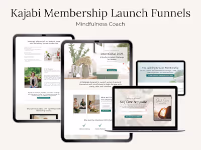 Kajabi Membership Launch Funnels (Free Challenge and Webinar)