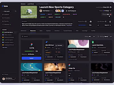 UI/UX Design for Luna | Transforming SaaS CRM & Collaboration