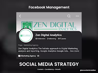 Facebook Content Strategy + Page Growth (Zen Digital Analytics)