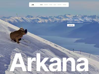 Framer Website for Arkana