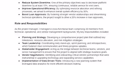 Digital Lending Platform Upgrade at Cakos Ventures LTD