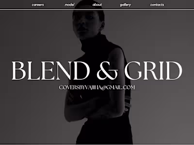 𖦆— Blend & Grids