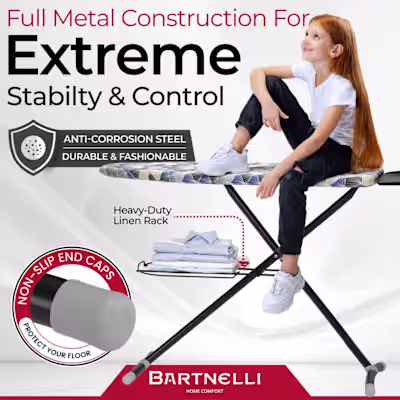 3D Product Renders + Amazon Infographics for Ironing Board