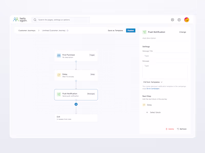 Customer Journey Builder in the Loyalty Platform