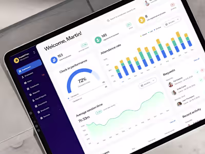 HR Web and Mobile App Design
