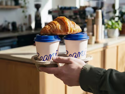 Brand Visual Identity for Beanie Coffee Shop