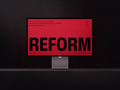 REFORM Framer Template