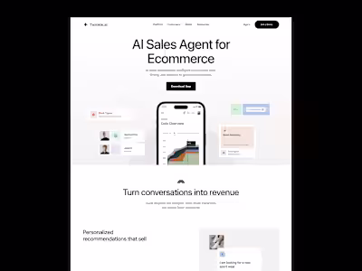 Landing Page Design - AI