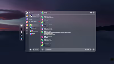Discord - Vision OS/Spatial UI