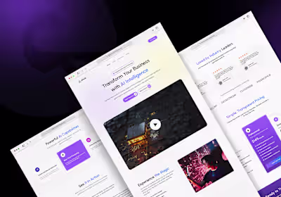 Ai saas landing page 😍