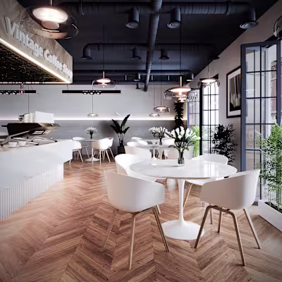 3D Render | Vintage Coffee Shop