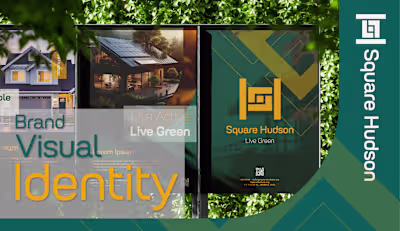 Square Hudson Brand Visual Identity