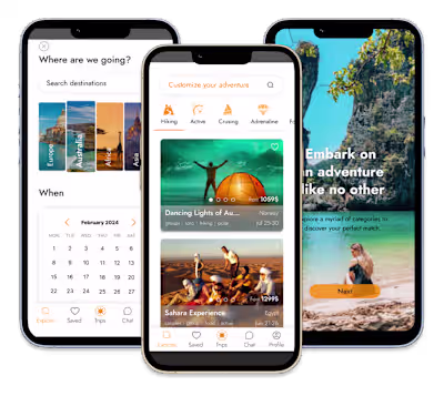 UI/UX for an Adventure Time Mobile Application