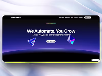 Chronica Labs - AI Automation Landing Page